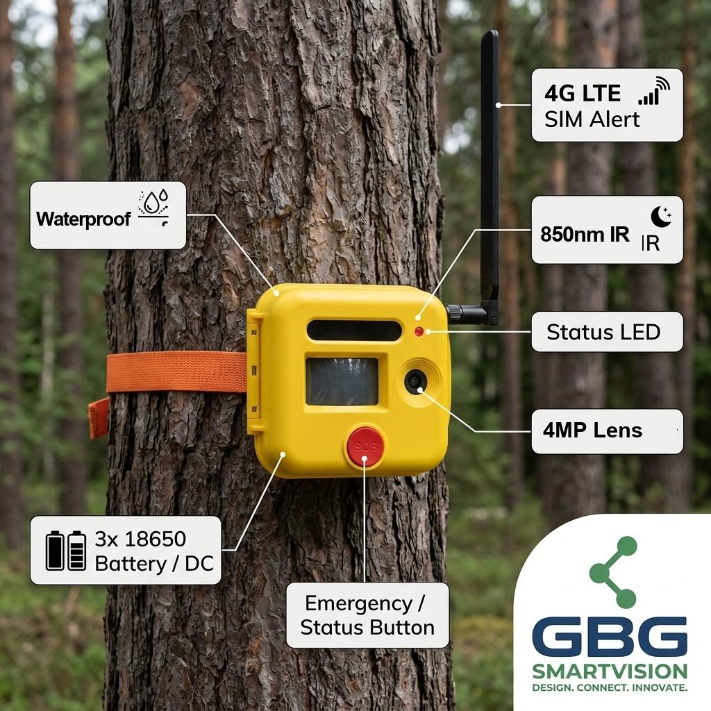 BearGuard AI-4G Connected Camera